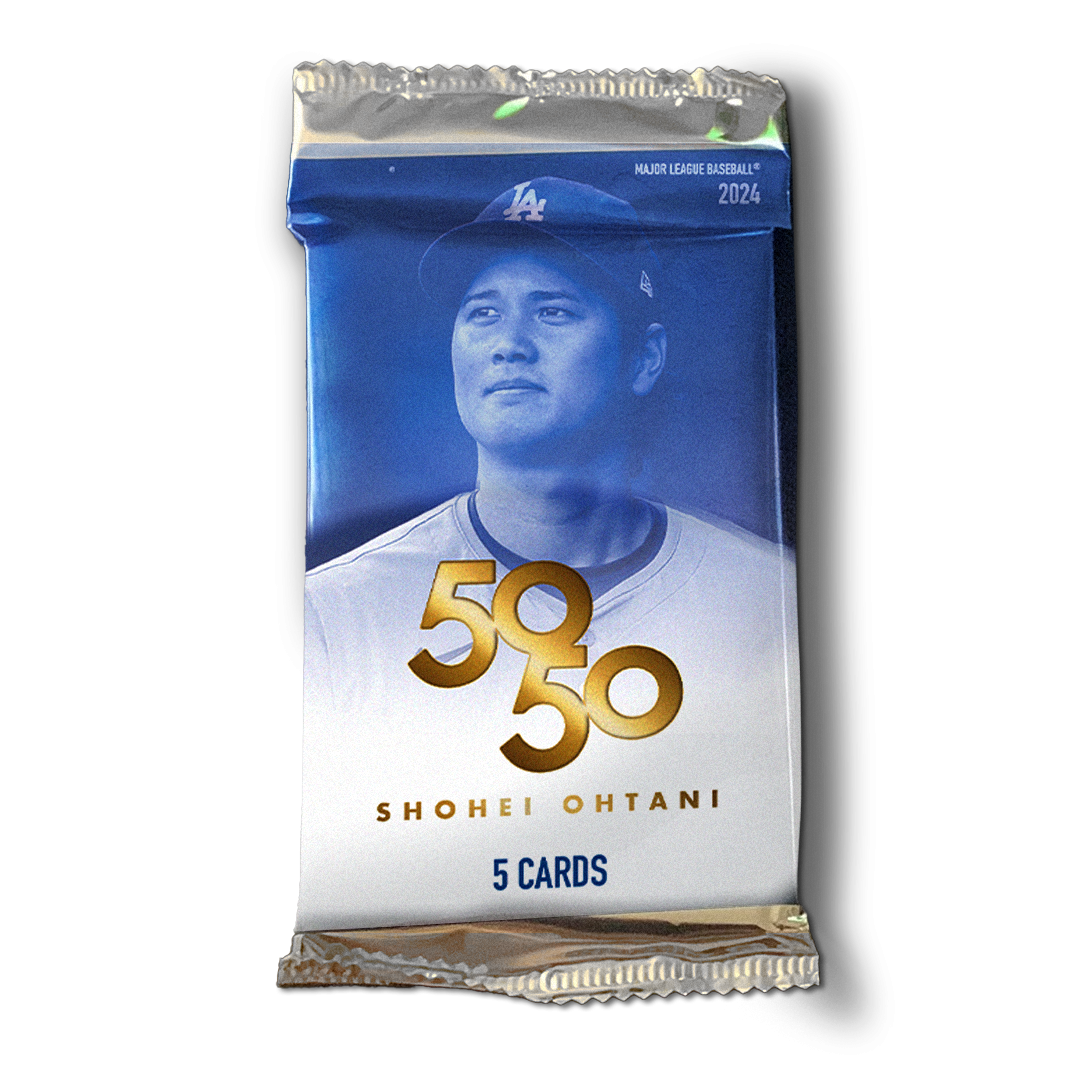 2024 Topps 50/50: Shohei Ohtani Baseball 10-Pack Box