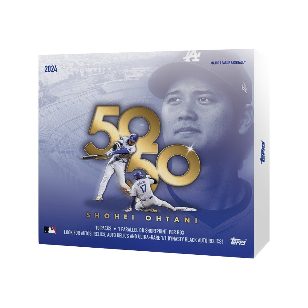 2024 Topps 50/50: Shohei Ohtani Baseball 10-Pack Box