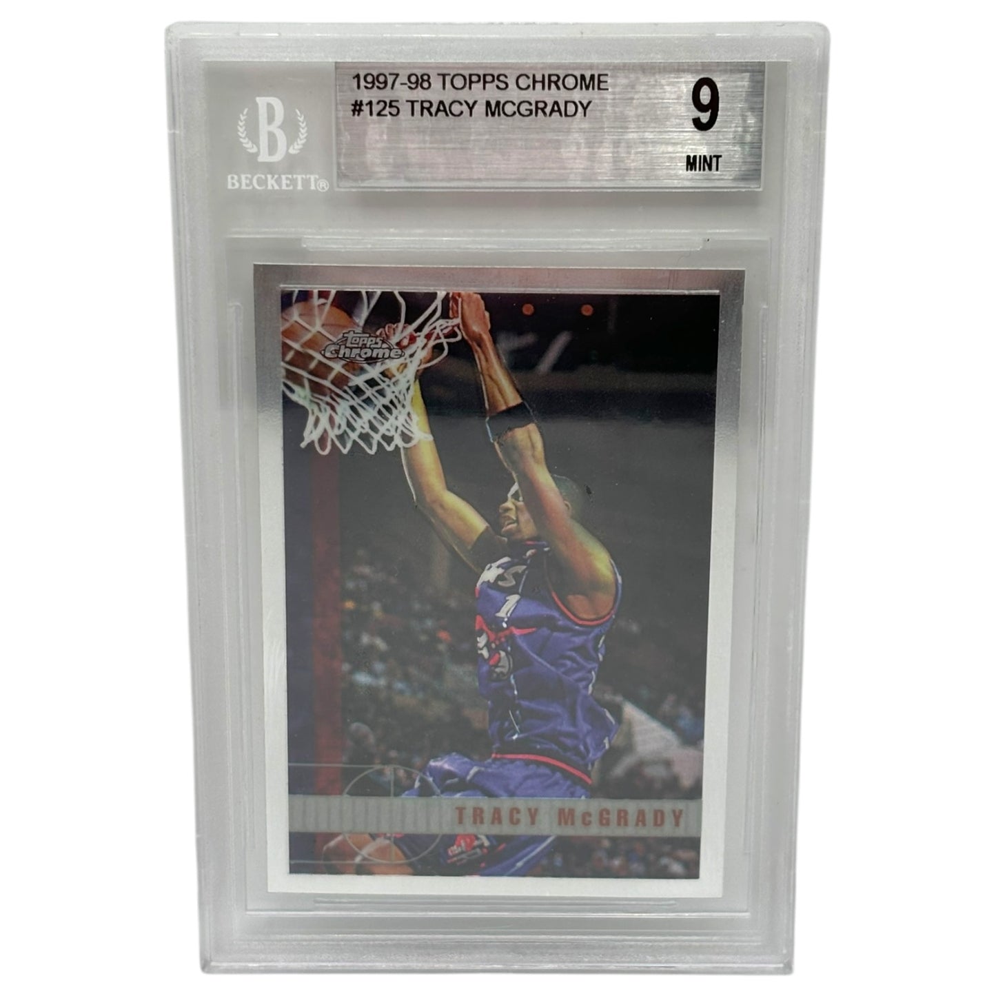 1997-98 Topps Chrome #125 Tracy Mcgrady Rookie